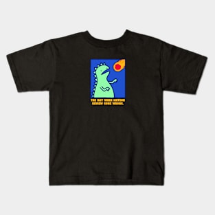 Meteor Review Dino Kids T-Shirt